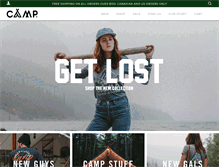 Tablet Screenshot of campbrandgoods.com